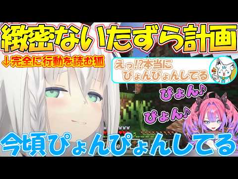 完璧な計画でイタズラの倍倍倍倍倍返しをする愉悦なフブちゃん【#白上フブキ 】【#切り抜き 】