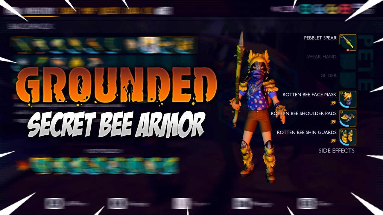 How to Unlock Bee Armor in Grounded Secret Armor Location YouTube