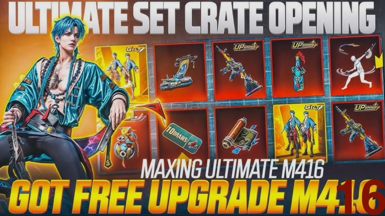 🔥Woww !! Best M416 Skin Untamed Celestial Set With New M416 CRATE Opening 😱🤯