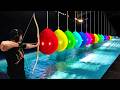 How many water balloons stop an arrow