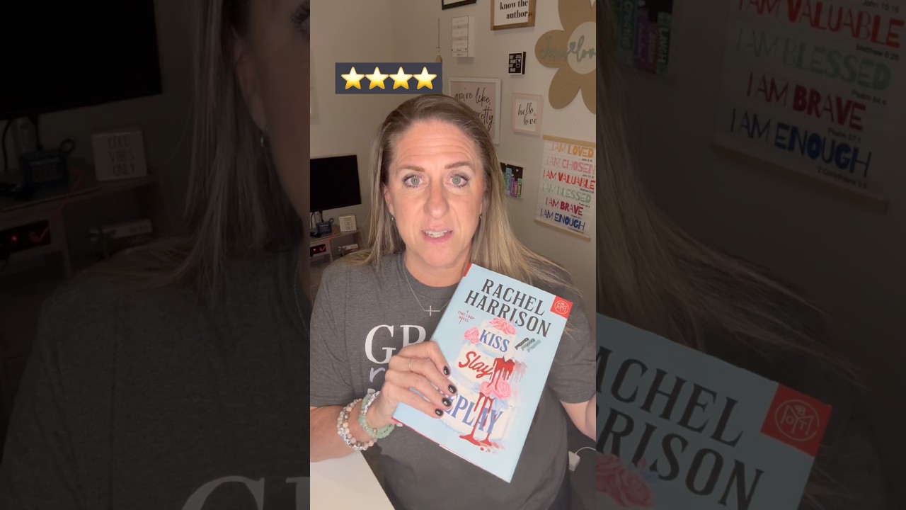 Spoiler free book review for my September BOTM PIC- Kiss Slay Replay by Rachel Harrison #missionhope
