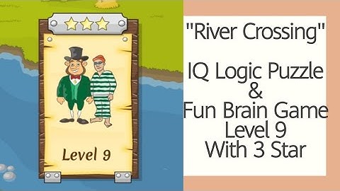 River Crossing IQ Logic Puzzles & Fun Brain Games Level 9 with 3 Stars | KnowledgePedia1