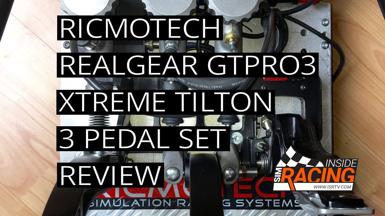 RealGear GTPRO1-S Triple Overhung Wilwood Pedal Assembly