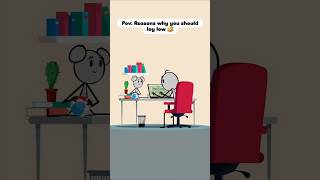 Reasons why you should lay low | #stickman #animation #funny #shorts