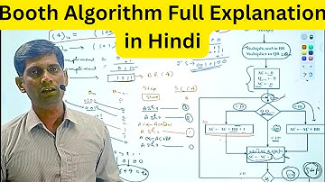 🔥 Booth Algorithm Full Explanation in Hindi | Binary Multiplication | COA | Computer organization 