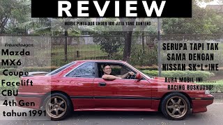 Freundwagen's Mazda MX6 Coupe 4th Gen Facelift 1991 Review (Indonesia)