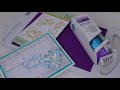 Trying Spellbinders Glimmer Foil Dies in my Crafter's Companion Foil Press!