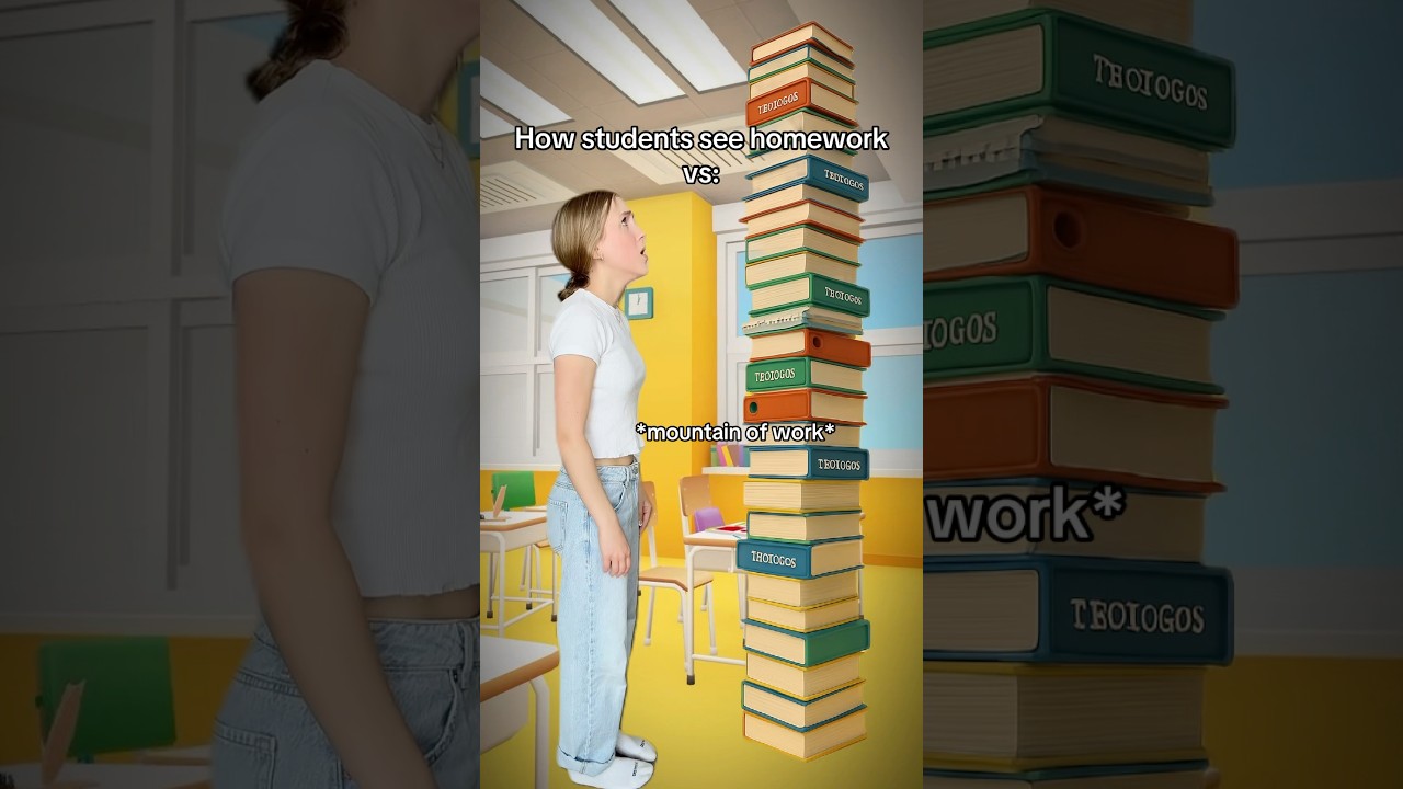 How students see school vs how teachers see school #comedy #skit #pov #relatable