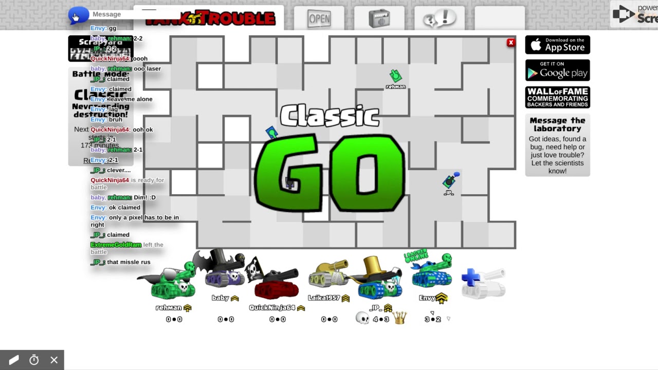 TankTrouble Weapons TTOC Finals (PART 1)