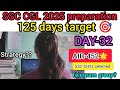 DAY-32 | SSC CGL 2025 preparation | 125 days 🎯 | #ssc #ssccgl