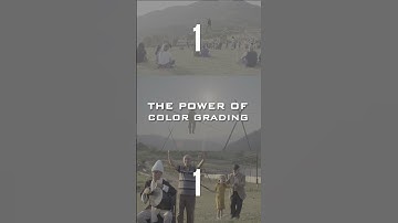 The power of color grading 💪😎🔥