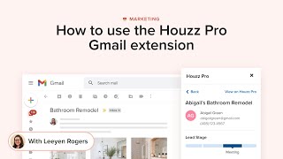 Houzz Pro Gmail Extension 101 screenshot 4