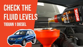 How to check the fluid levels Tiguan mk1 2.0 TDI 📏 screenshot 4