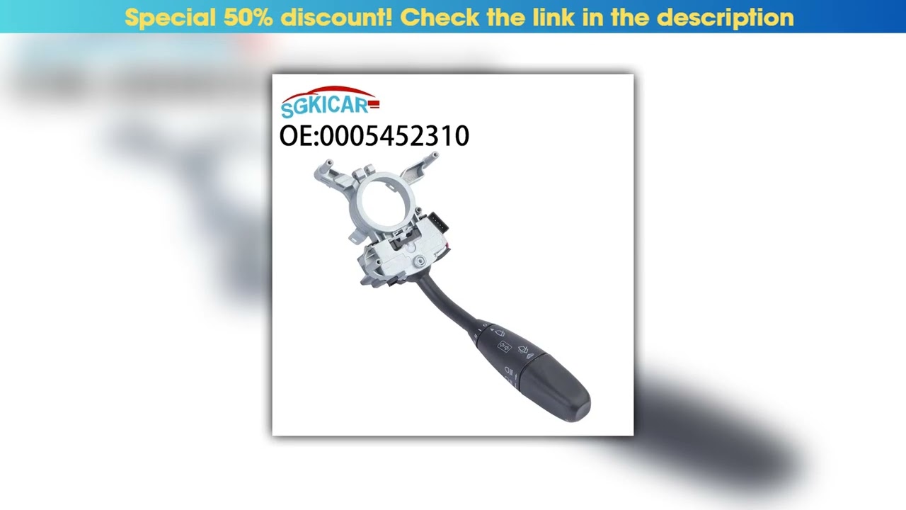 Hands-on 0005452310 A0005452310 Turn Signal Indicator Switch Wiper Stalk Steering Column Switch For