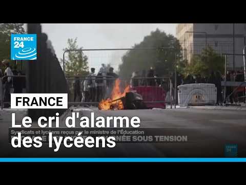 France : le cri d'alarme des lycéens • FRANCE 24