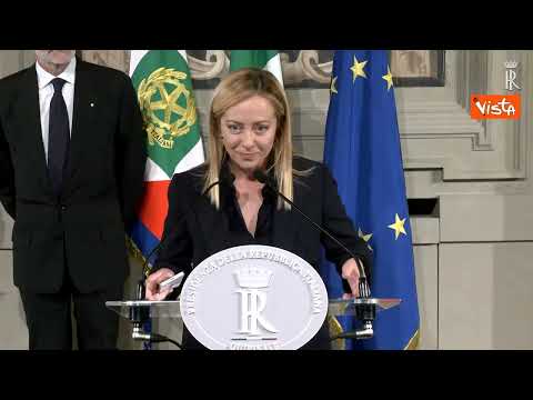 Giorgia Meloni con