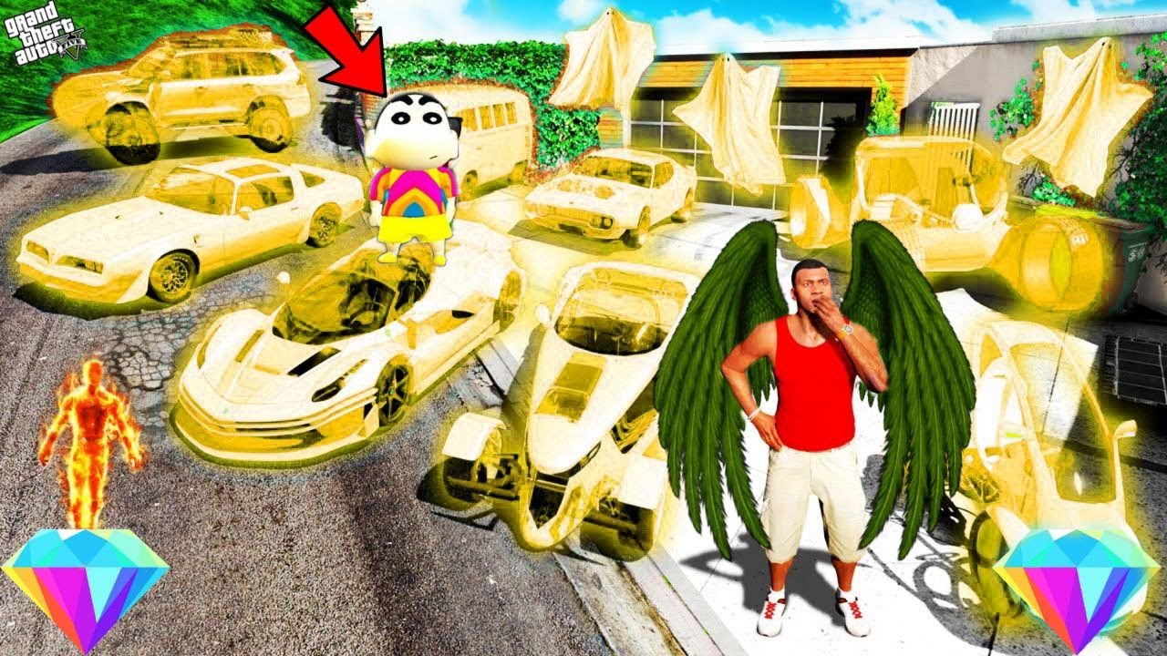 FRANKLIN TOUCH ANYTHING BECOME GOLD || EVERYTHING IS FREE IN GTA 5