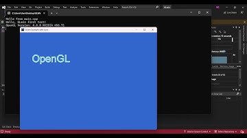 GLwin [6] Added OpenGL to the project, learning C++