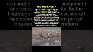 The P-51K Mustang: A Long-Range Fighter of WWII's Final Air Campaign