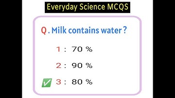 General science MCQs / most important General science MCQs..