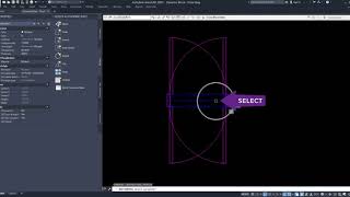 Dynamic Block Single Panel Door - Using Scale, Alignment  & Visibility In Autocad