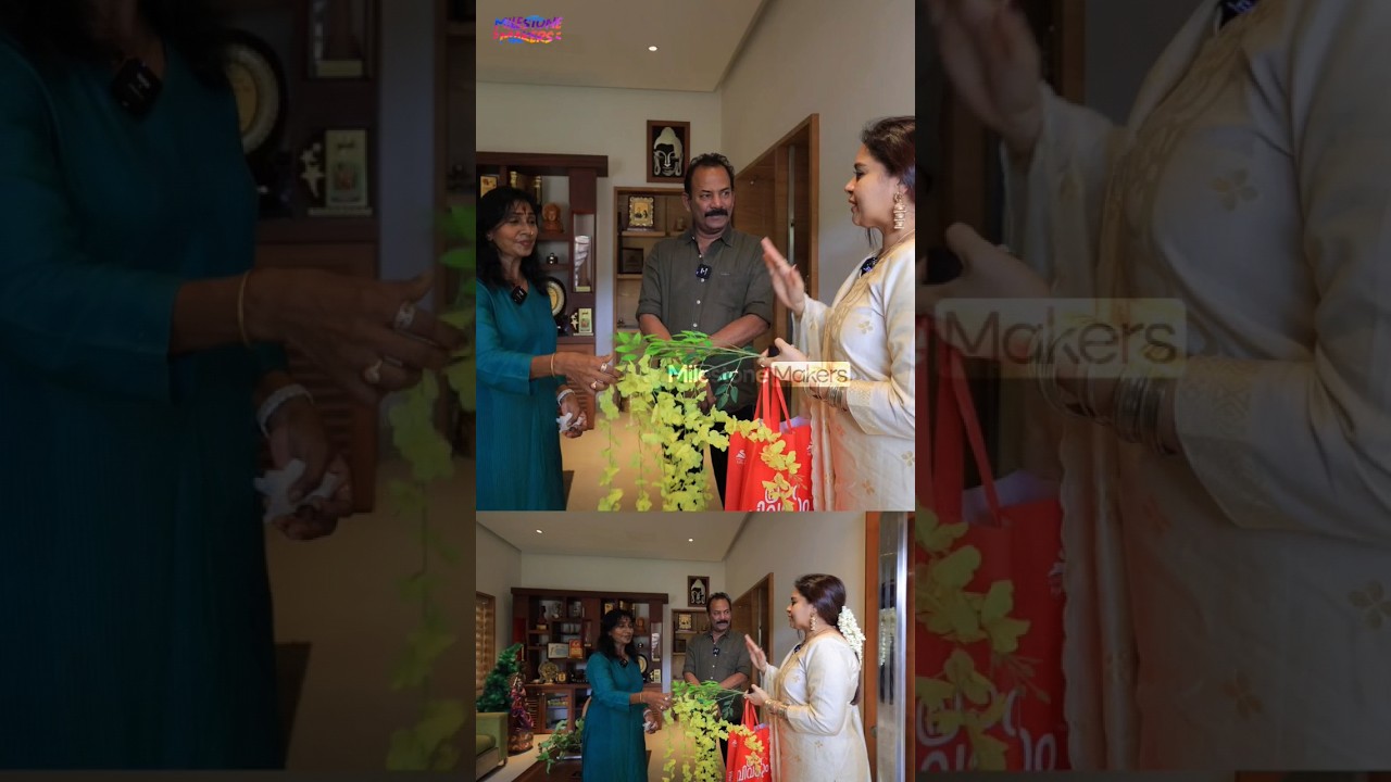 Vishu Special Home Visit | Major Ravi & Wife | Milestone Makers | 