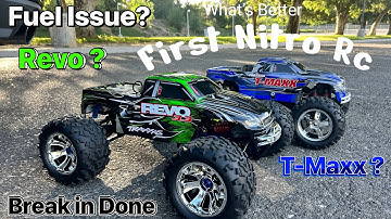 Traxxas REVO 3.3 5th & Final Tank Break In Tune Adjusted & Tmaxx 3.3 What My Thoughts First RC