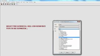 Export - Schedule Requirements Excel Profile