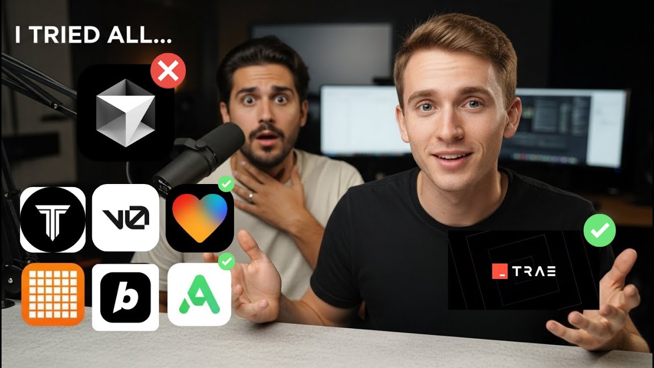 Best 5 FREE AI Tools Build Apps Without Coding in late 2025 | Vibe Coding