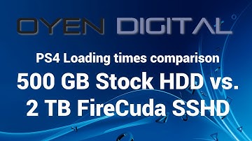PlayStation 4 Load Times: 500GB HDD vs. FireCuda 2TB SSHD