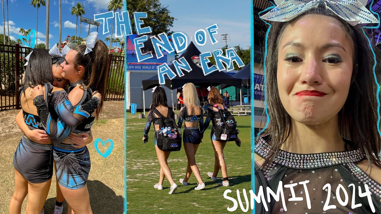 SUMMIT 2024 VLOG! my last time competing as a cheerleader...