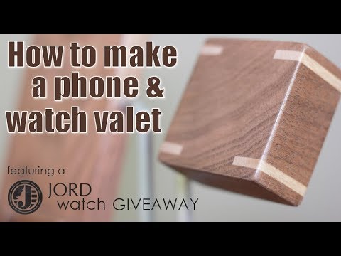 Woodworking: How to make a phone/watch valet