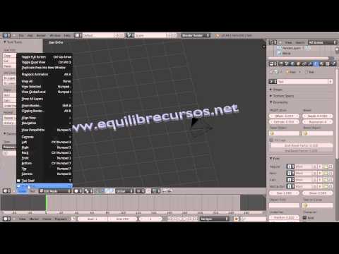 75- Blender -- Texto