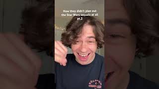 How they didn’t plan out the Star Wars sequels at all pt. 2 #shortsviral #shorts #starwars