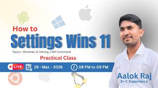 Windows 11 Settings | ADCA with AI Live Class | Gyan Computer Classes Bihar Sharif
