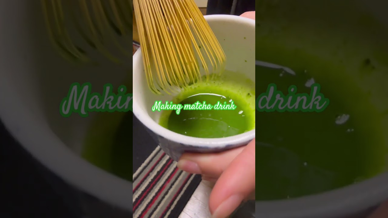 Matcha drink here in Japan #japan #matcha #matchalatte #matchatea #japan