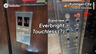 Schindler Elevators with Embedded Touchless Buttons - Kuningan City, Jakarta, ID