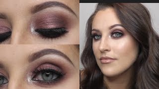 Easy Chocolate Brown Smokey Eye Makeup Tutorial