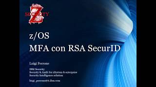 MFA for z/OS : RSA SecurID