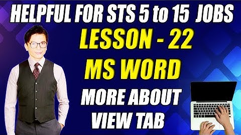 MS Word Lesson 22 Review Tab | Online Computer Course Hindi Urdu Tutorial | Educational Globe