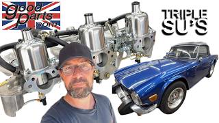 I installed Triple SU's... This car is FAST!!! -  1976 TR6 Performance upgrades P23