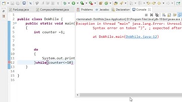 Java Programming - 24 - Do While Loops