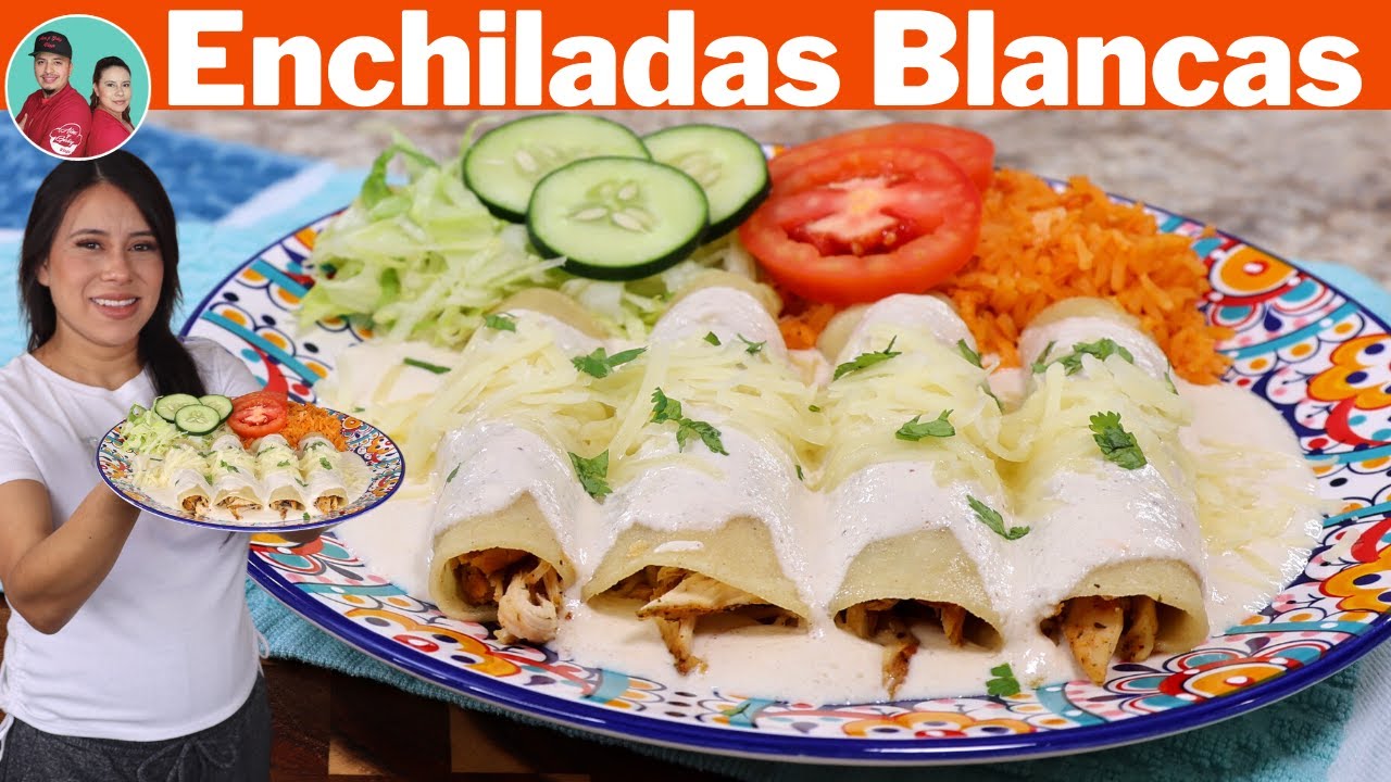 NO! Te Quedes con el ANTOJO de ENCHILADAS BLANCAS Mi receta que Tienes que PROBAR YouTube