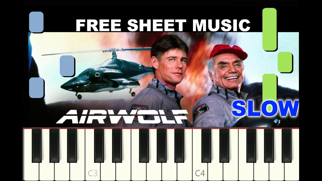45T Supercopter (Airwolf) - Thème TV - Disque Vinyle Carrere 1987