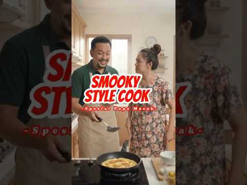 Masak, Dapur Berasap!😂🔥 #CeritaMalam  #komedi #suamiistri #videolucu #viral #ceritamalamkomedi #ok