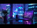 Late Night Neon Lo-fi 🌙 | 3 Hours of Relaxing Study Beats