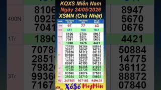 Xổ Số Miền Nam, XSMN ngày 24/05/2026, Trực Tiếp KQXS Tiền Giang, Kiên Giang, Đà Lạt #shorts