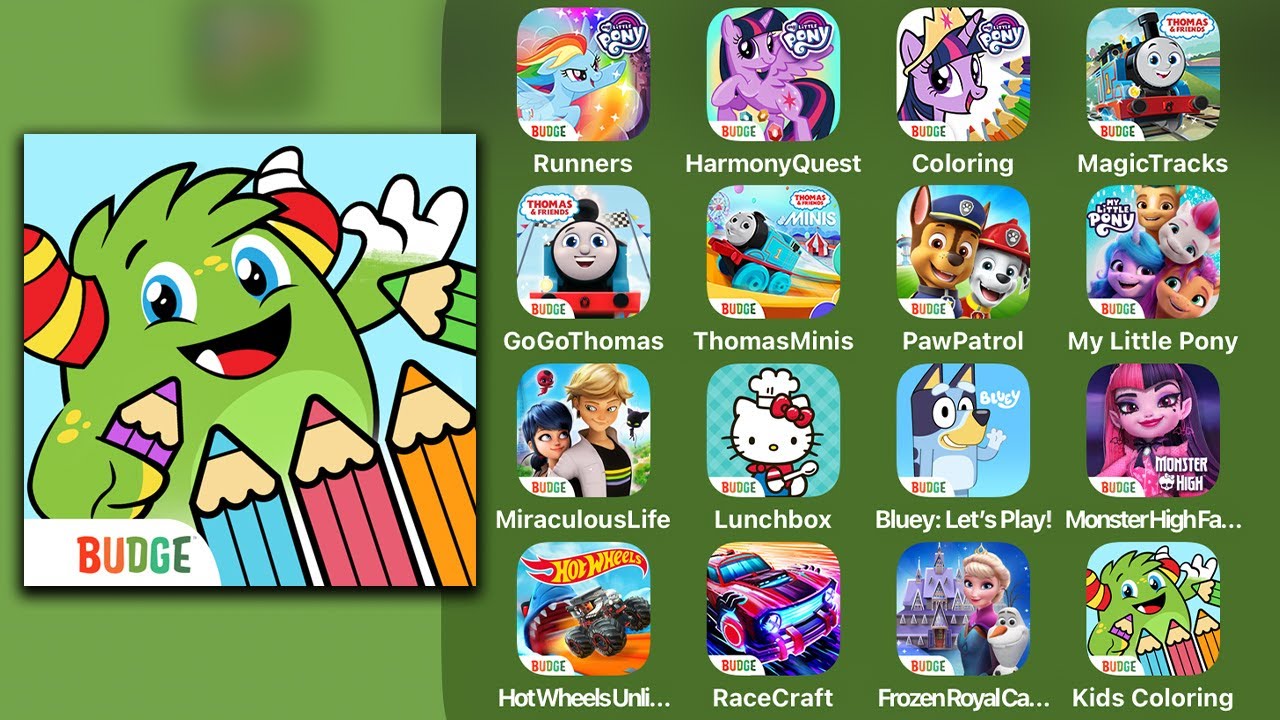 Budge Jr Kids Coloring - Gameplay Walkthrough - Fun Toddler Baby ...