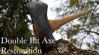 Double Bit Axe Restoration and Rehandle