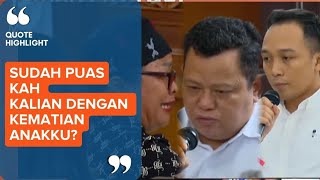Tangis Ibunda Brigadir Yosua Pecah Saat Tanggapi Permintaan Maaf Kuat Maruf Dan Ricky Rizal